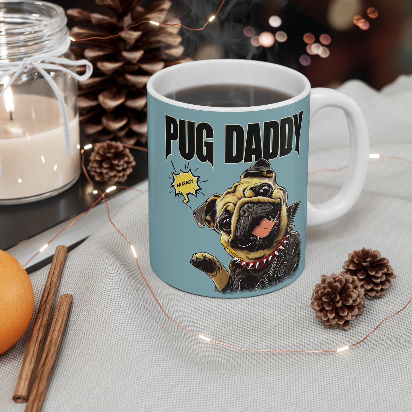 PUG DADDY Coffee Mug, 11oz