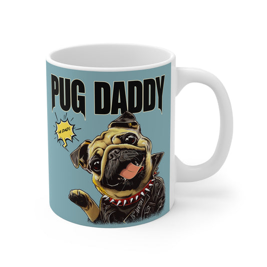 PUG DADDY Coffee Mug, 11oz